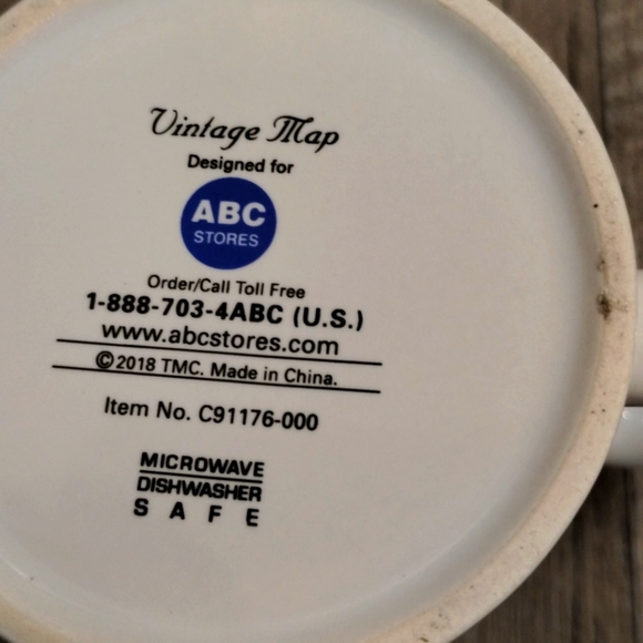 Hawaiian Islands Coffee Mug 10oz Map of Hawaiian Islands ABC Stores 2018 - Picture 5 of 11